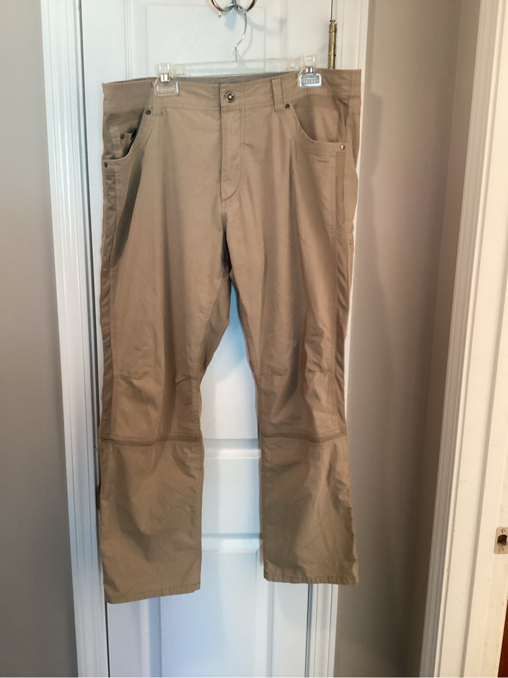 KUHL Radikl Pants Mens 38x30 Khaki Stretch Hiking Workwear Camping Outdoor - Picture 2 of 6